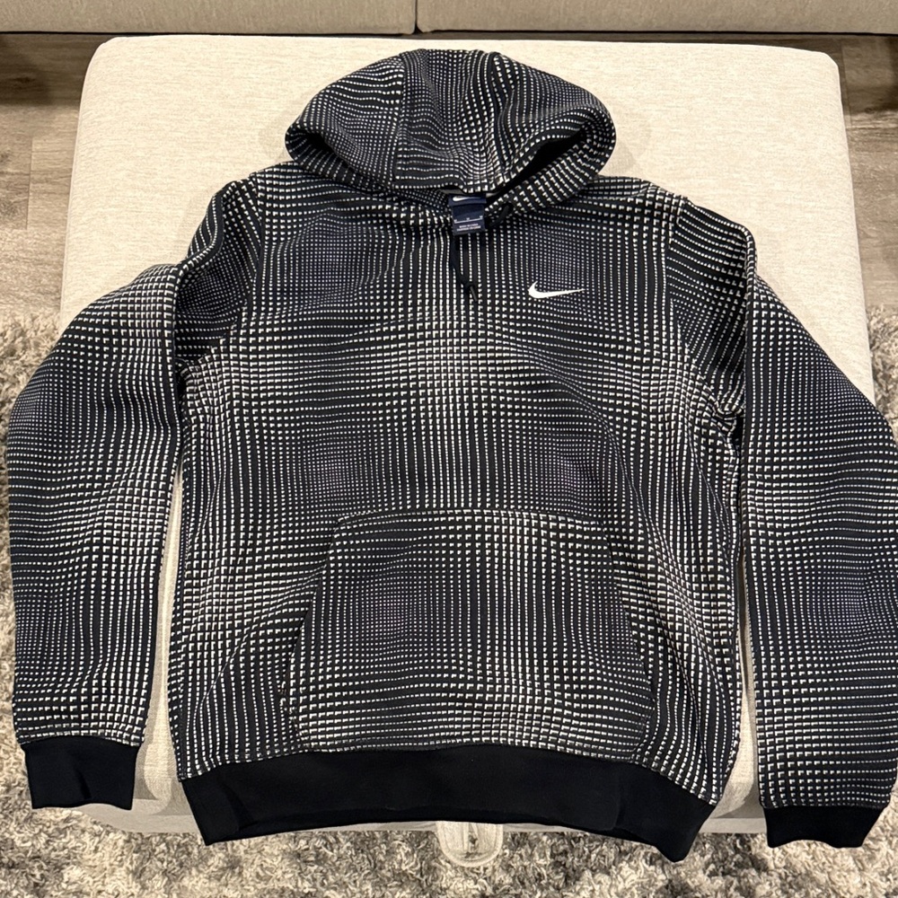 Nike Monochrome Patterned Hoodie